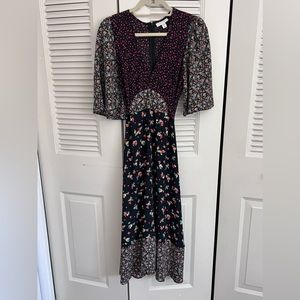 Topshop floral maxi dress